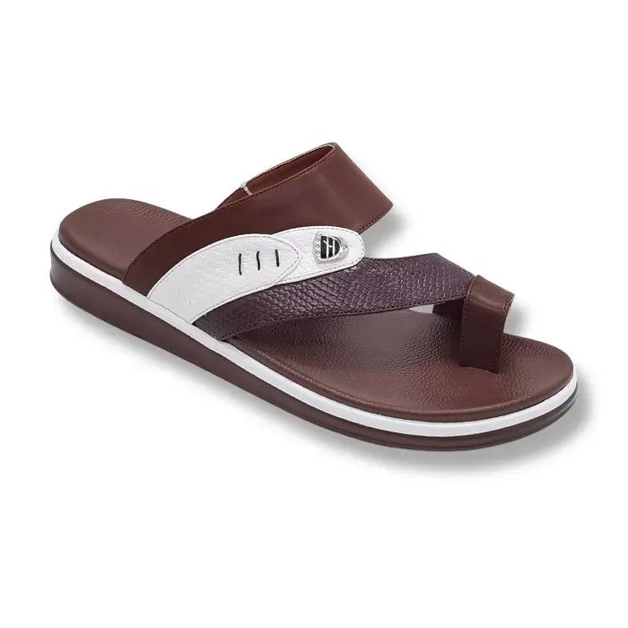 Summer Factory Wholesale Fashion White Beach PU Outsole Arabian Men's Slippers