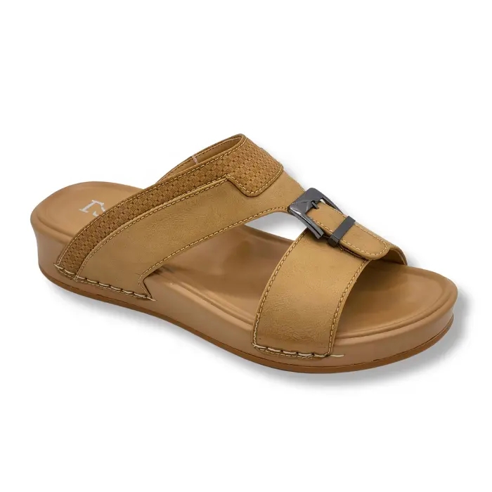 Middle East Wholesale Summer Mules Soft Pu Leather Arabic Slippers
