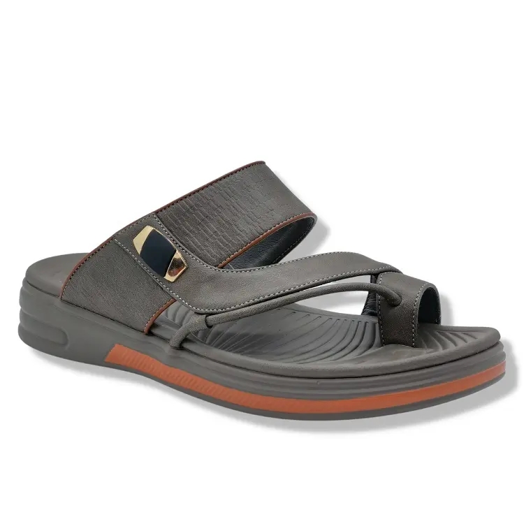 Custom Pu High Heel Platform Sandals Slippers for Arabic Men Slippers